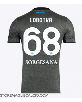 SSC Napoli Stanislav Lobotka #68 Maglia Gara Terza Repliche 2024-25